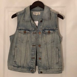 NWT Madewell Denim Vest